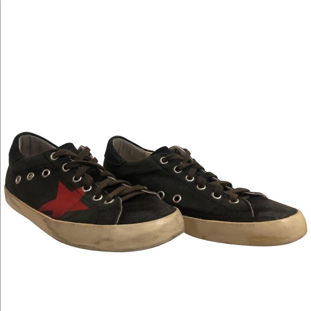 Golden goose black sneakers size 36 almost new!